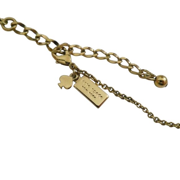 KATE SPADE Crystal mesh bib necklace - Picture 4 of 4
